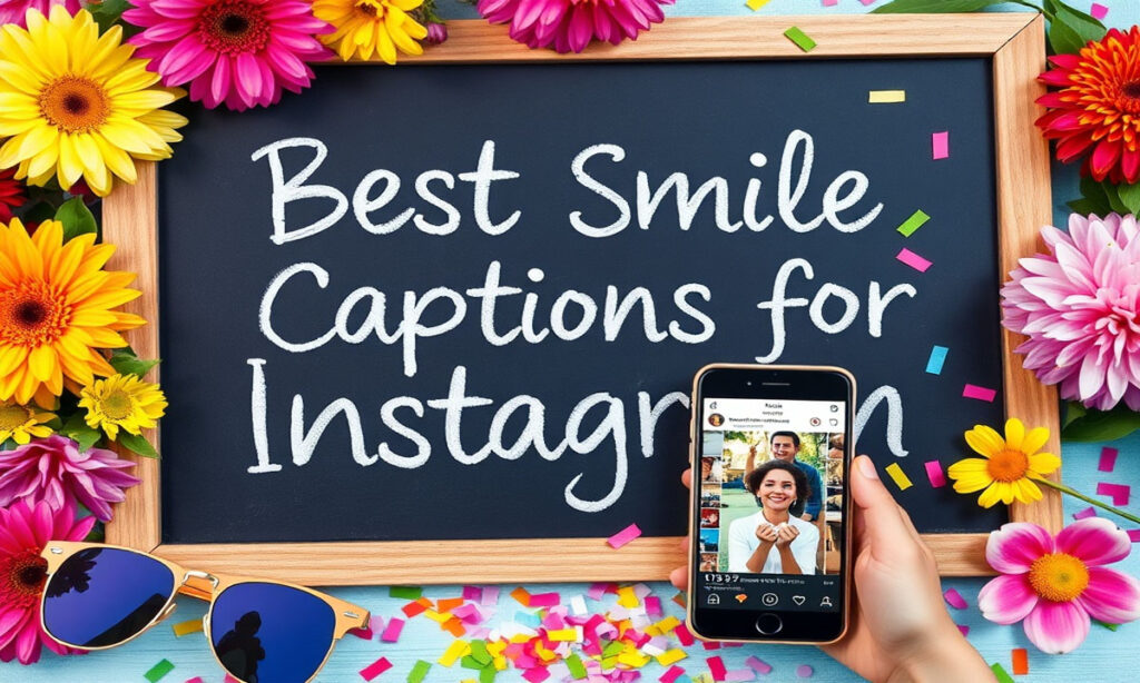 Β Best Smile Captions for Instagram