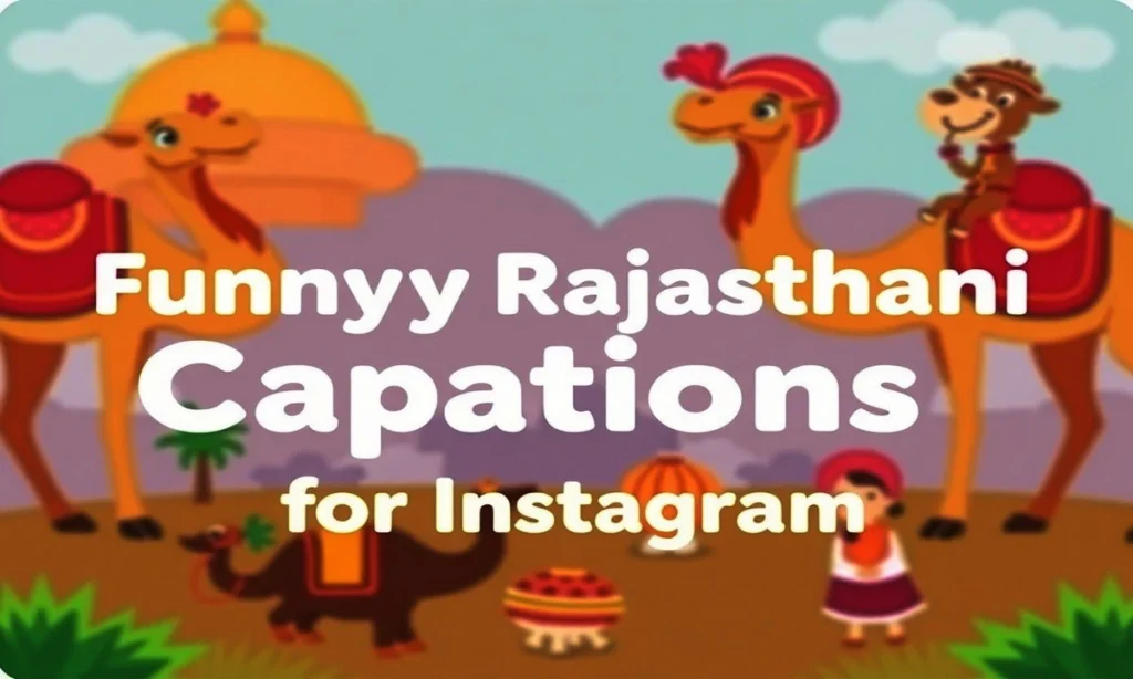Funny Rajasthani Captions for Instagram