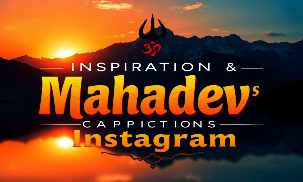 Inspirational & Motivational Mahadev Captions for Instagram