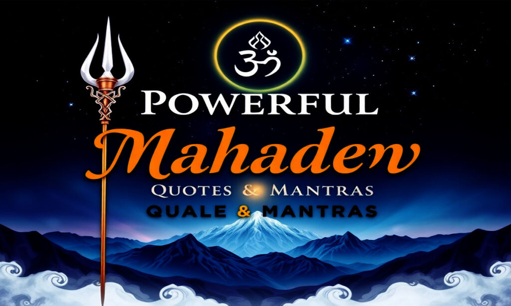 Powerful Mahadev Quotes & Mantras for Instagram Bio