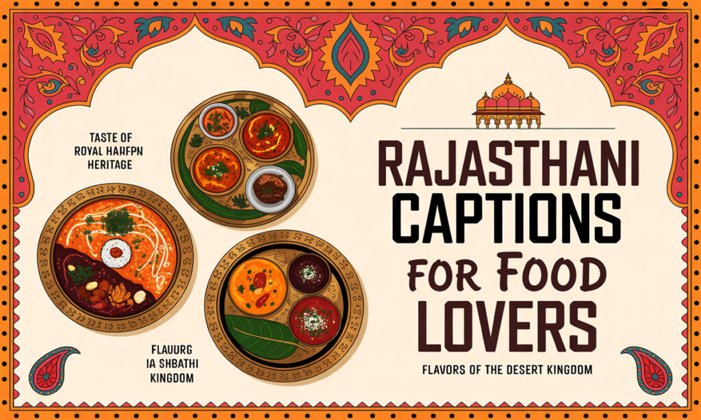 Rajasthani Captions for Food Lovers