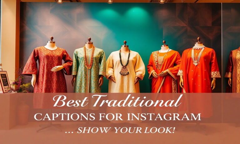 250+ Best Traditional Captions for Instagram – Show Your Look!