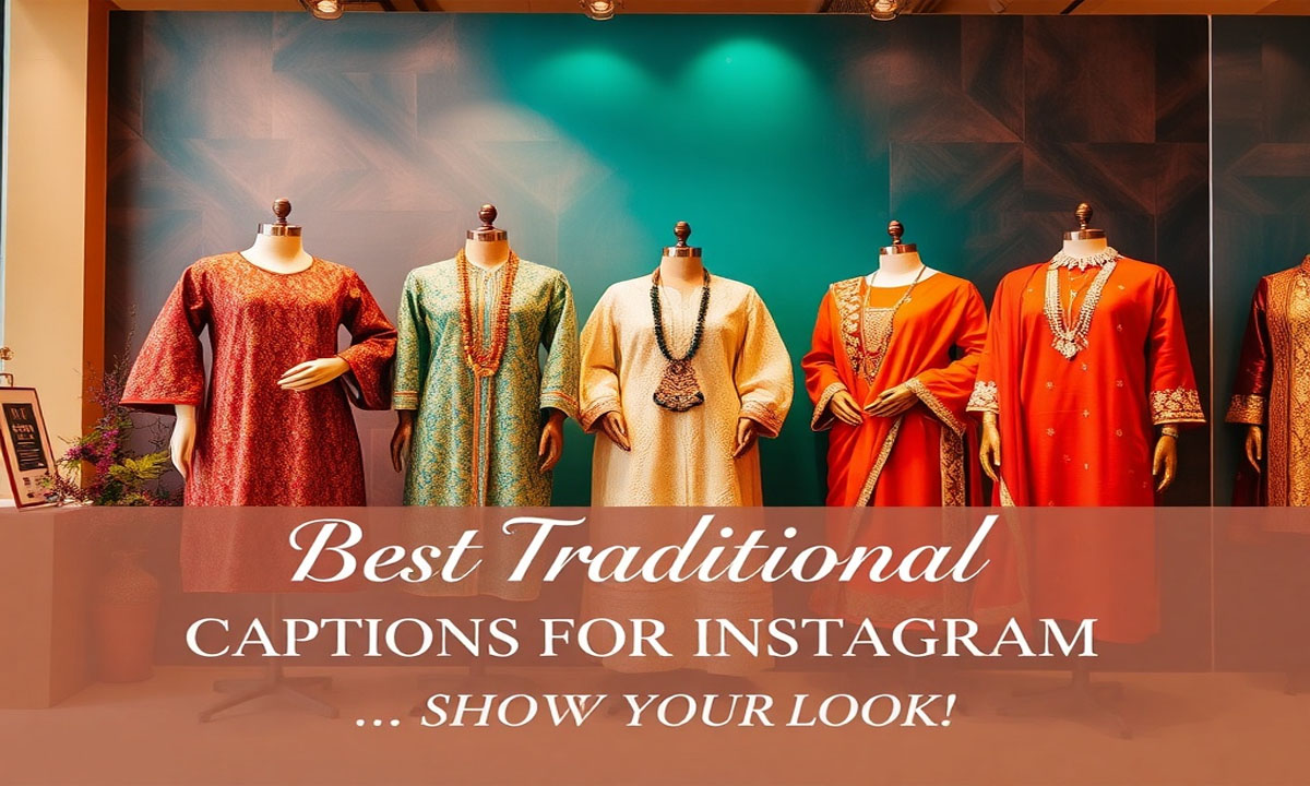 250+ Best Traditional Captions for Instagram – Show Your Look!