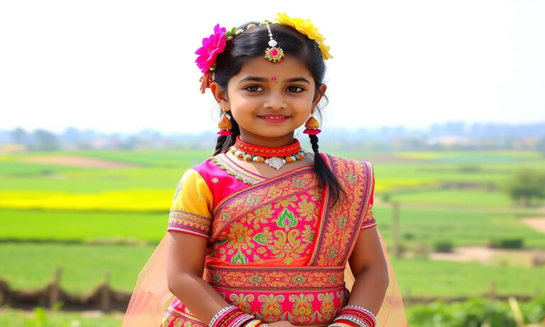 300+ instagram captions for traditional look for girl