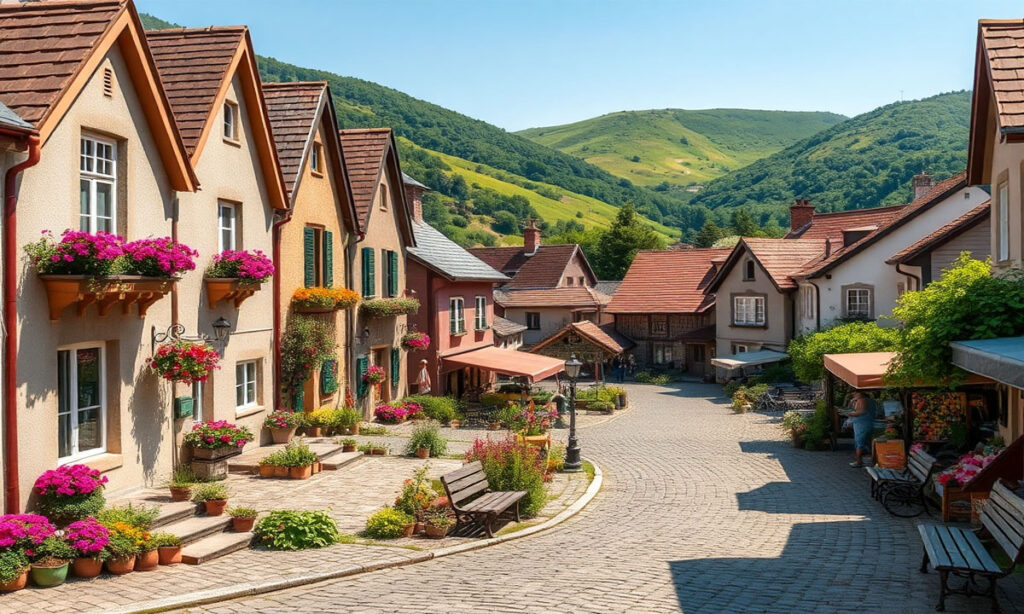 Charming & Aesthetic Village Captions