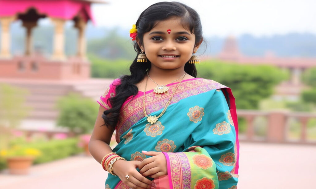 Classy and Elegant Traditional Wear Captions