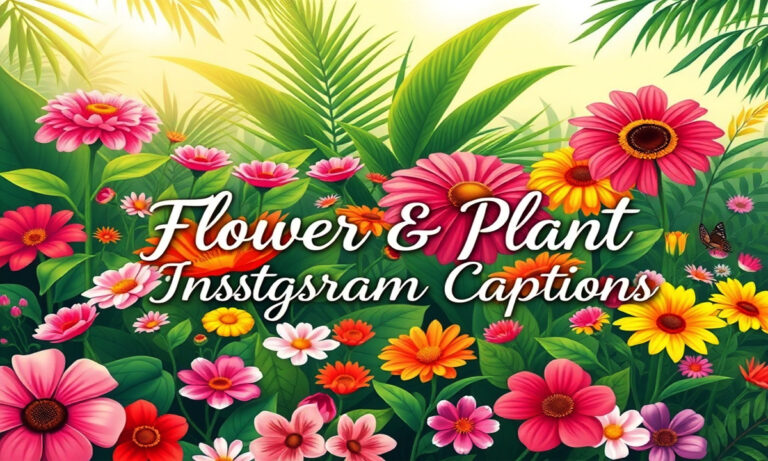 Flower & Plant Instagram Captions