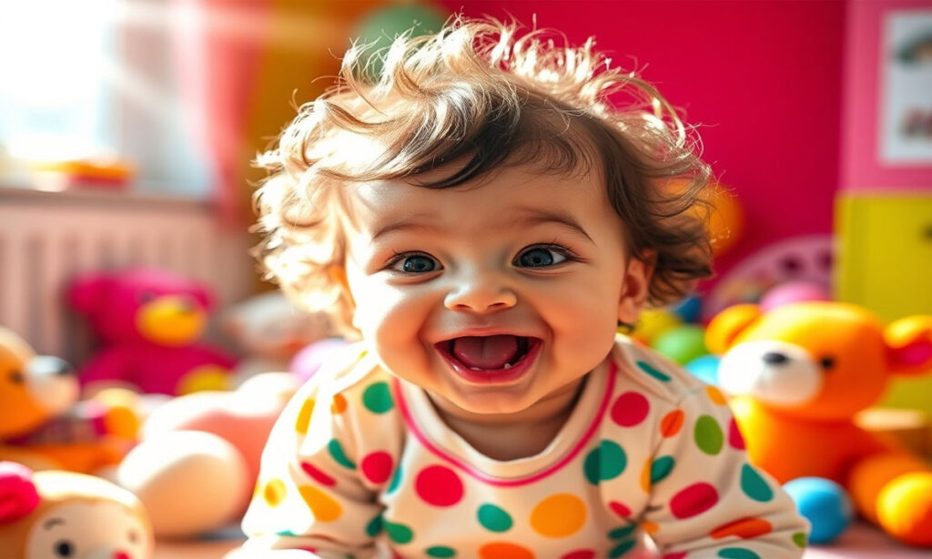 Funny and Playful Baby Girl Captions