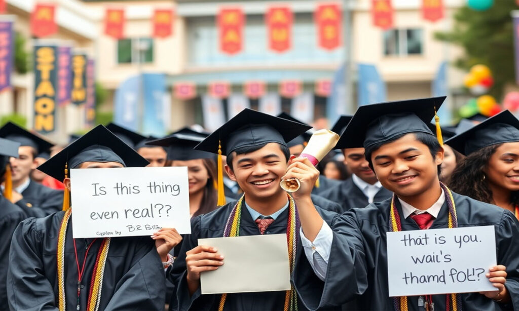 Funny and Witty Graduation Captions