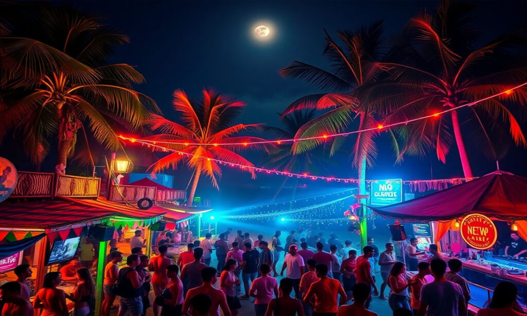 Goa Nightlife & Party Captions for Instagram