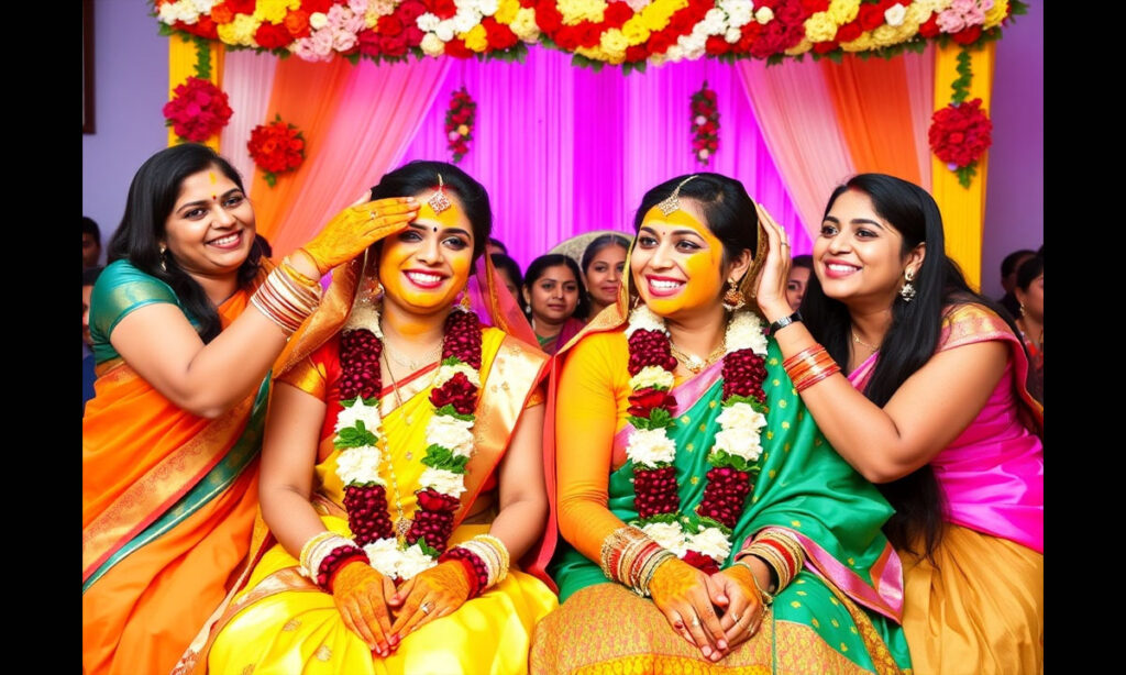 Haldi Ceremony Captions for Sister & Best Friend