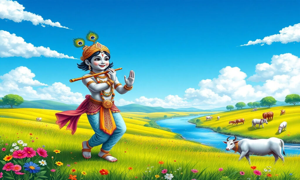 Krishna Devotional Captions For Instagram