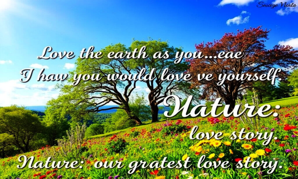 Nature Love Captions for Instagram