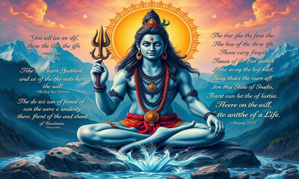 Shiva Quotes & Mantras Captions in Hindi