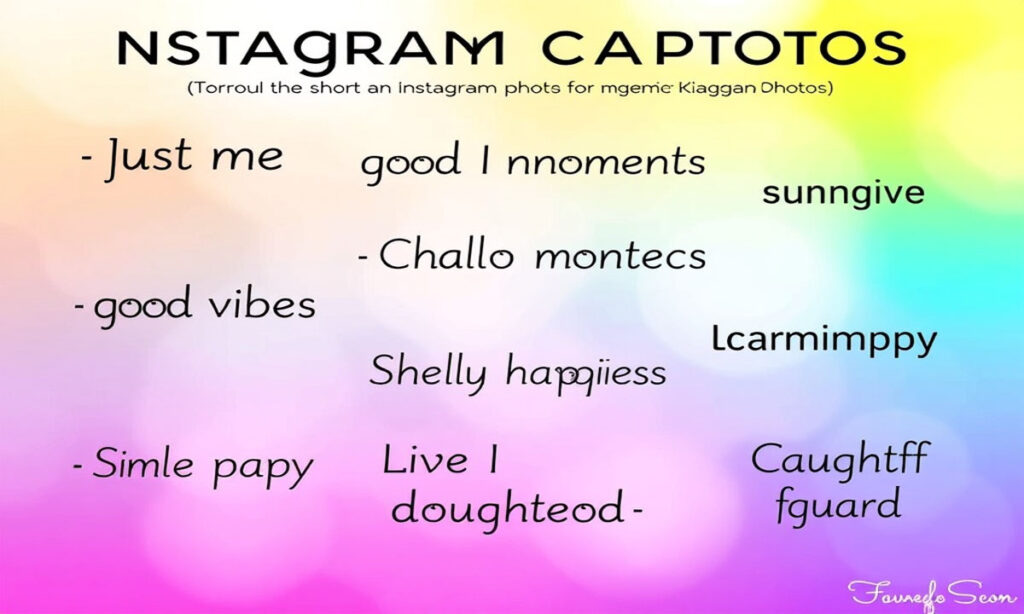 Short and Simple Candid Captions for Instagram