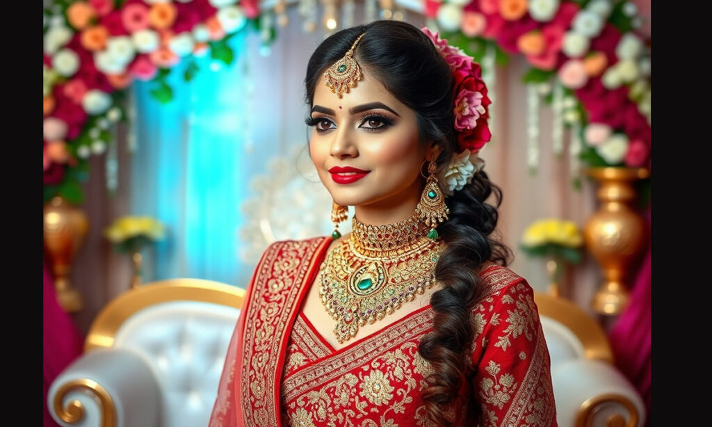 Wedding Traditional Look Captions for Instagram for Girl