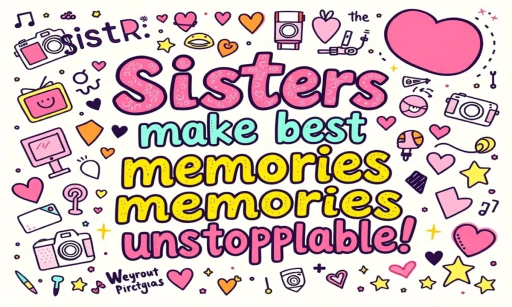 Creative Sister Captions to Make Your Photos Stand Out