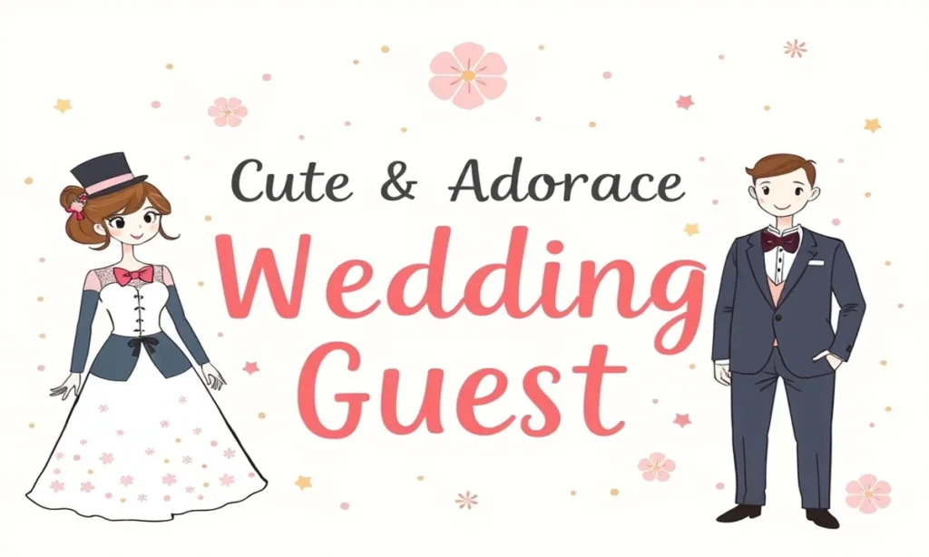 Cute & Adorable Wedding Guest Captions