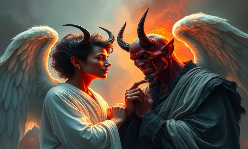 Deep Angel and Devil Captions with Meaning