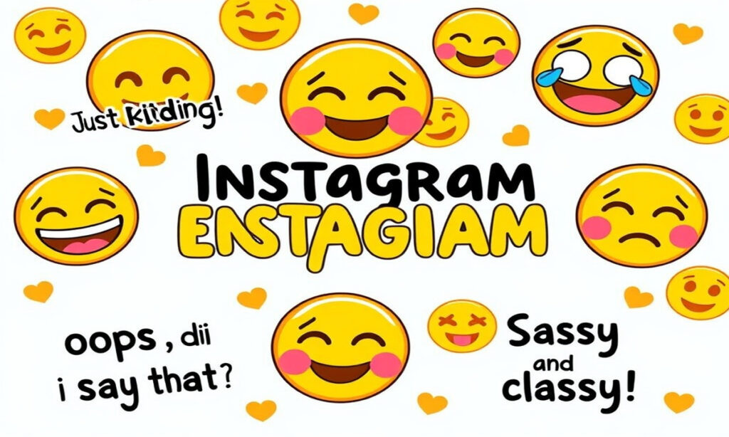 Funny Emoji Captions for Instagram for Girls 😂