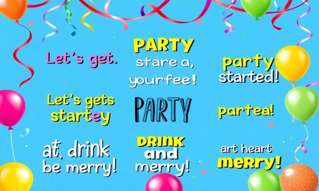 Funny Party Captions to Light Up the Party