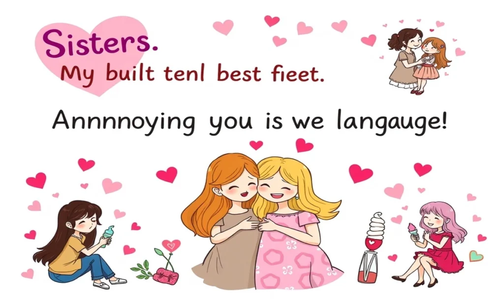 Heartwarming Sister Captions to Show Your Love