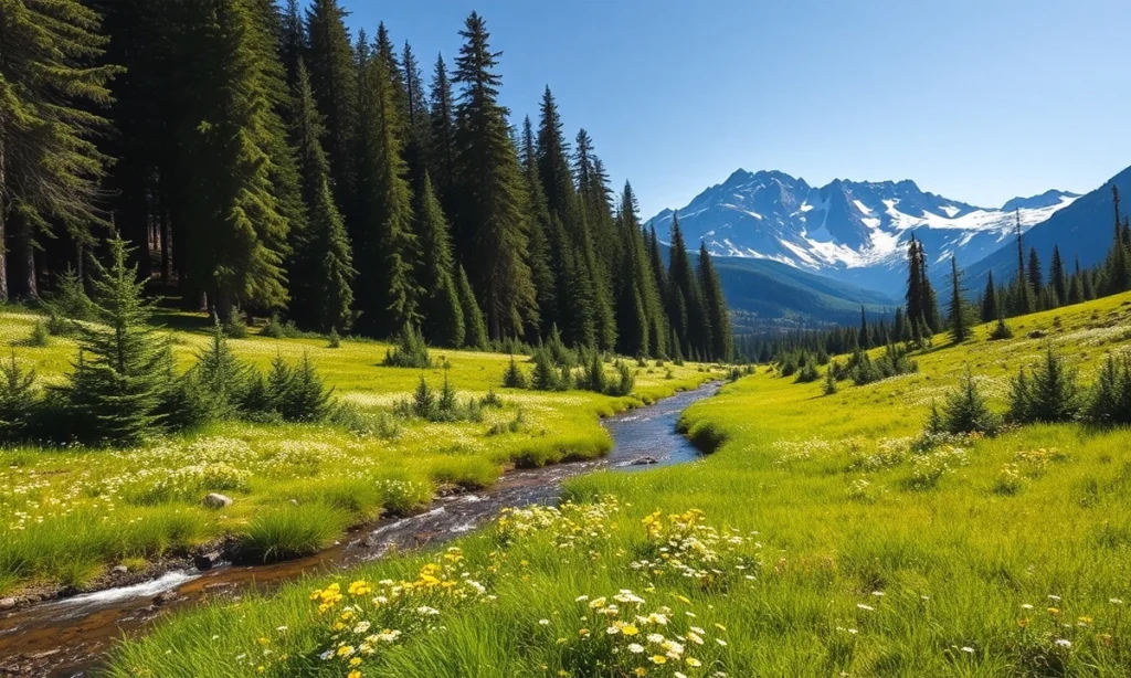 Mountain and Hill Nature Captions