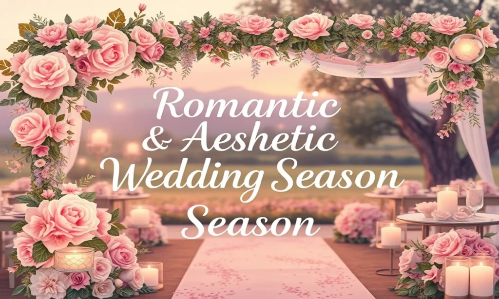Romantic & Aesthetic Wedding Season Captions