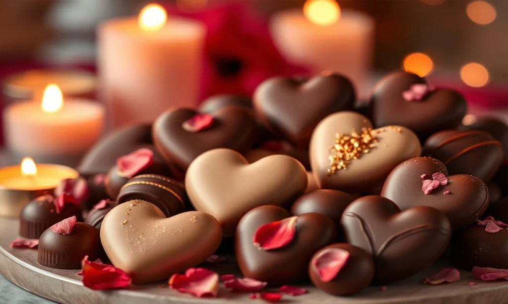 Romantic Chocolate Captions for Love & Couples