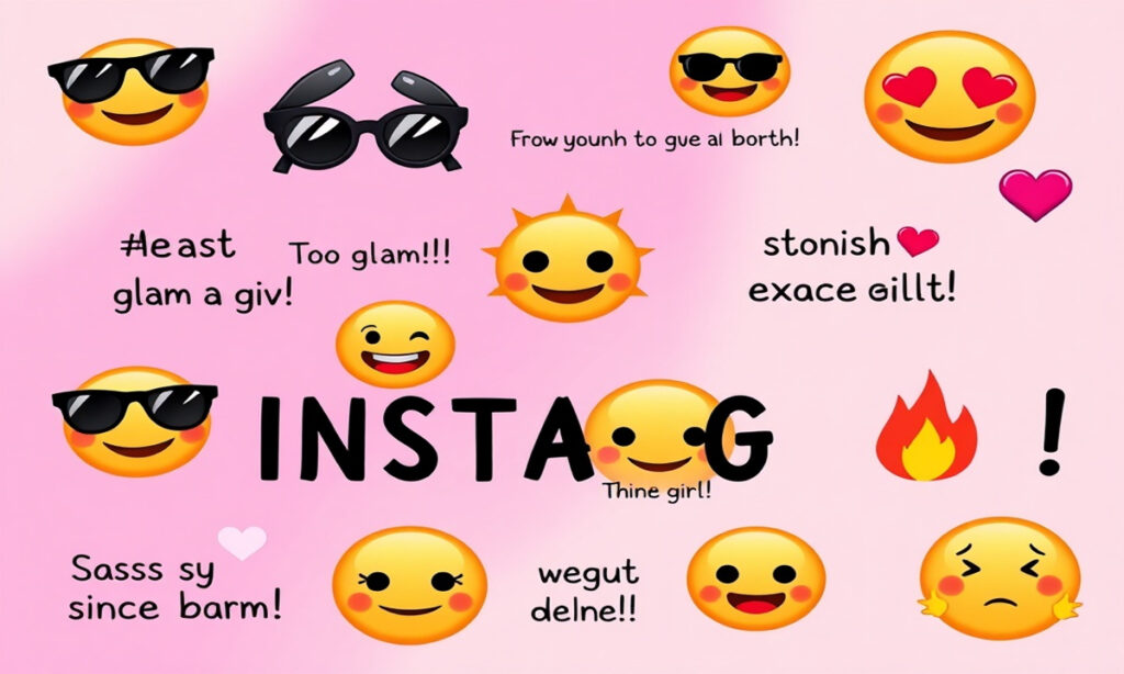 Sassy & Attitude Emoji Captions for Instagram for Girls 😎