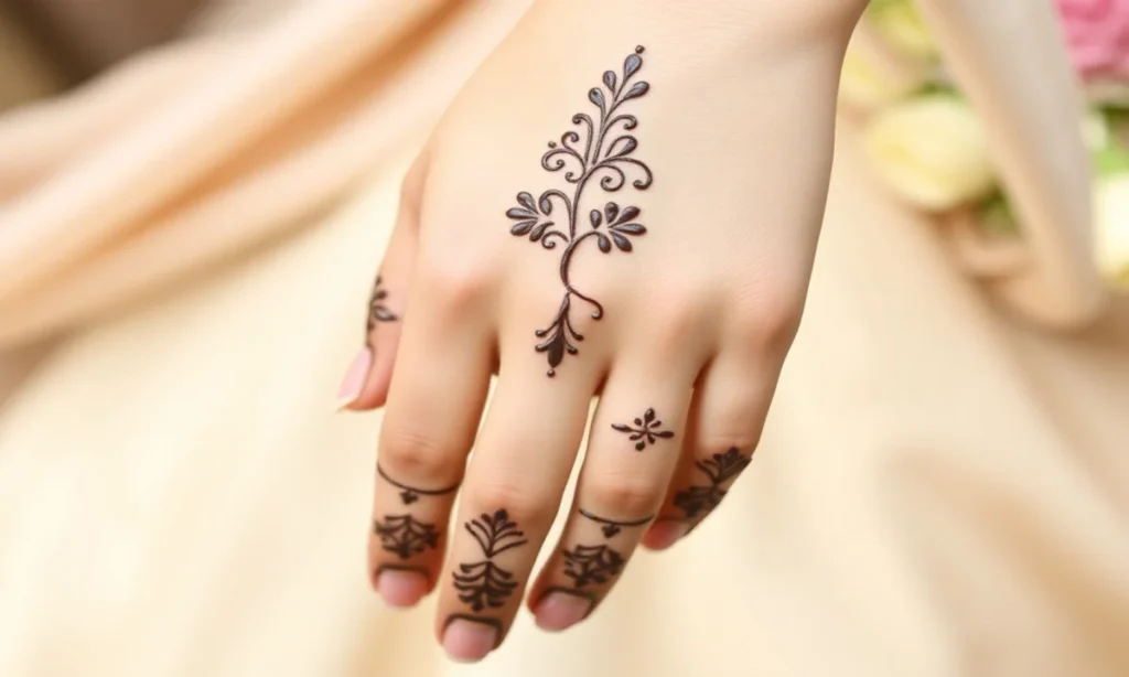 Short & Simple Bridal Mehndi Captions for Instagram Posts