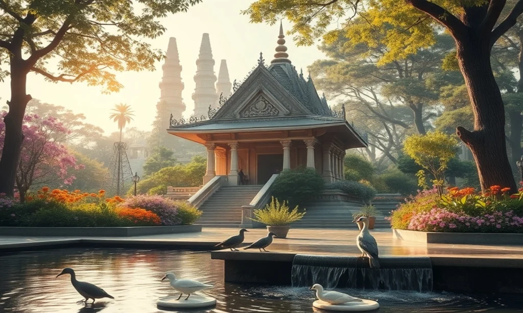 Spiritual & Devotional Temple Captions for Inner Peace