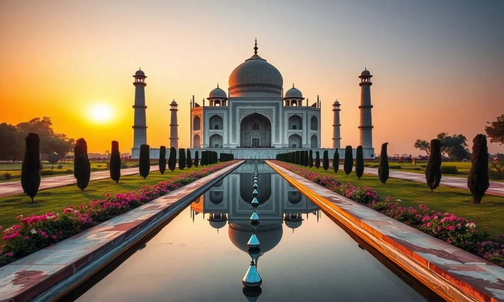 Sunrise & Sunset Taj Mahal Captions for Magical Moments