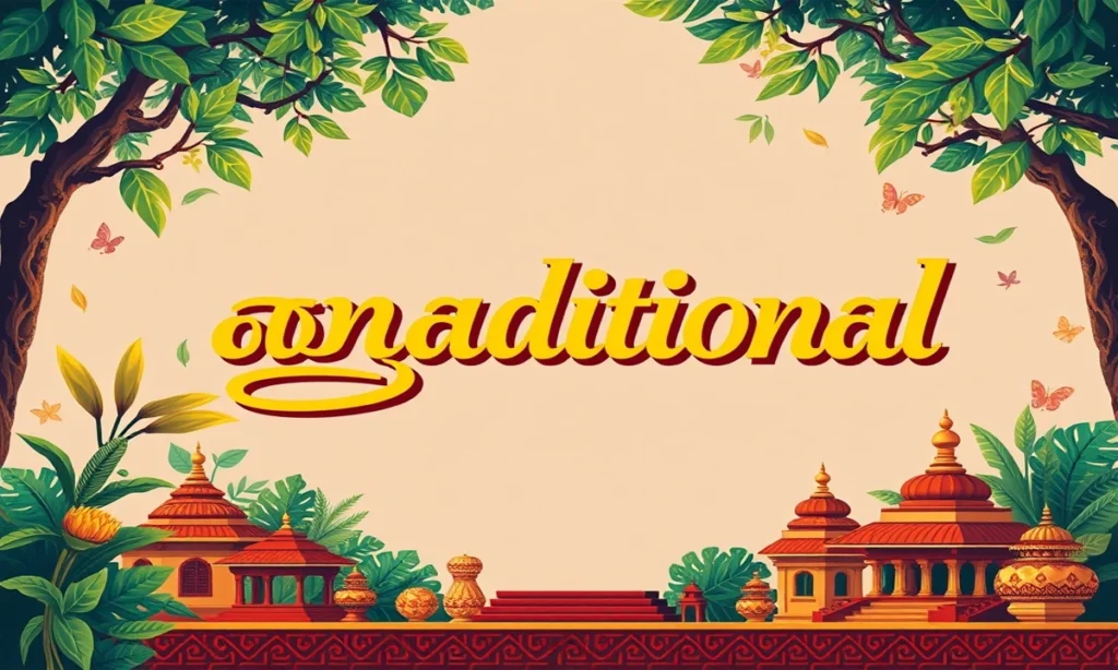 Traditional Malayalam Captions for Ethnic Look