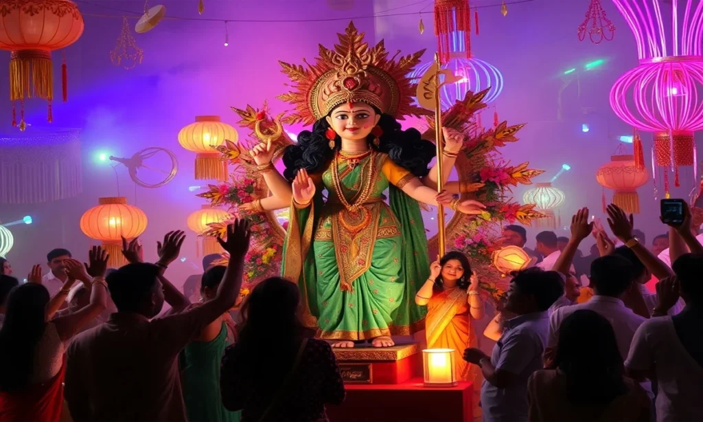 Unique Durga Puja Captions for Girls (2025)