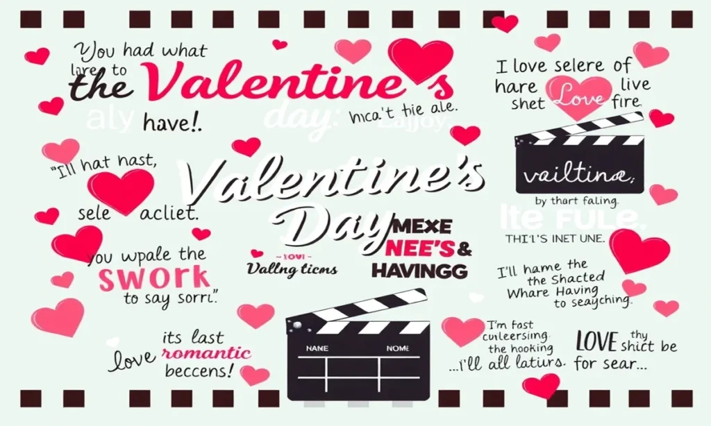Valentine's Day Captions Inspired by Pop Culture & Movies