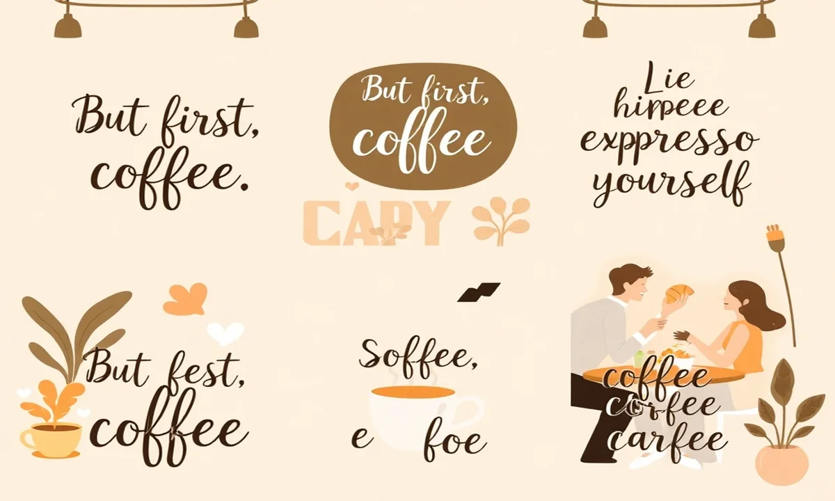 Cafe Captions for Instagram