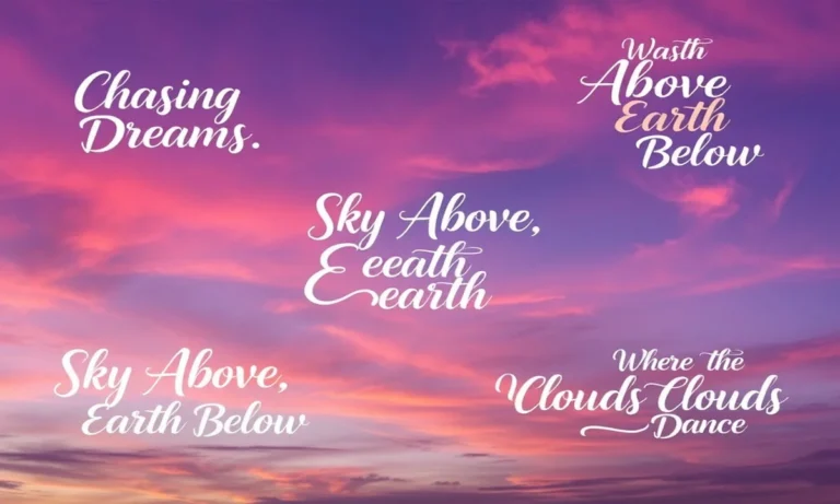 493 Sky Captions for Instagram That Ignite Wonder & Dreams