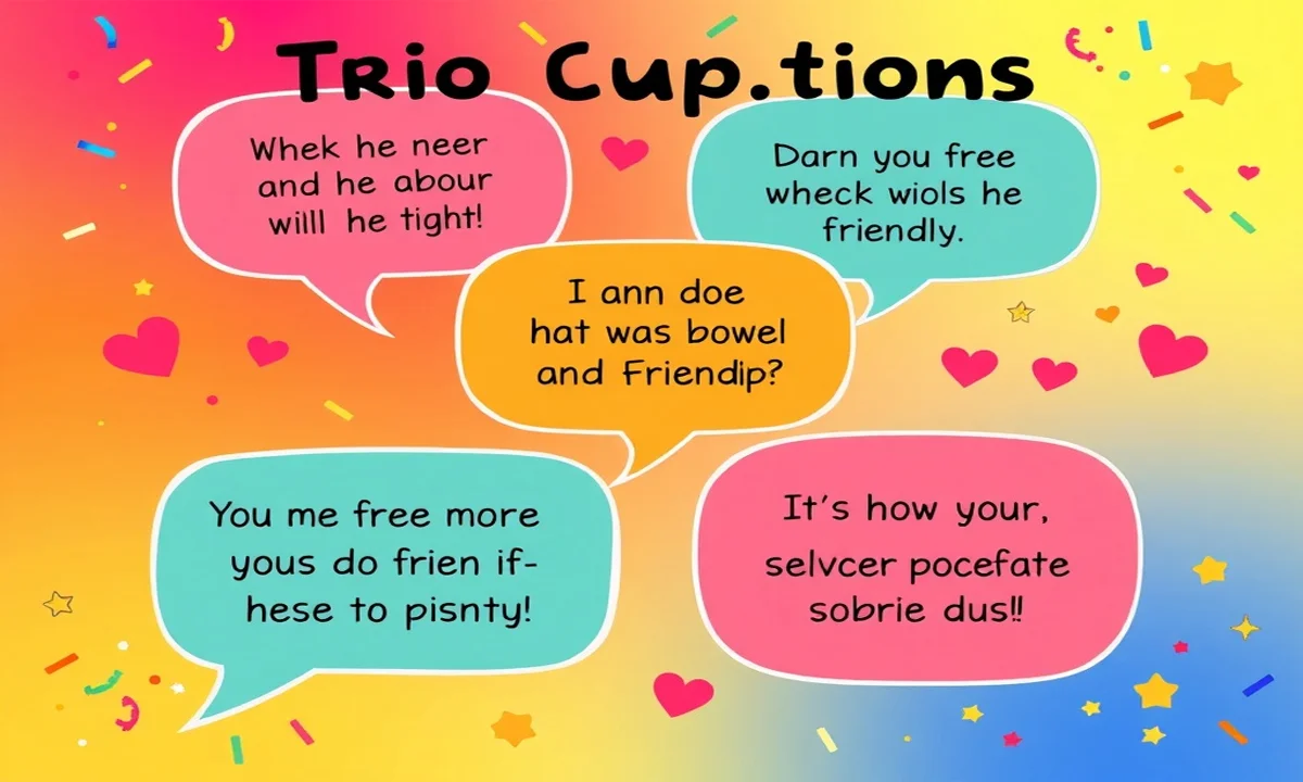 660+ Trio Captions for Instagram That Celebrate Unbreakable Bonds