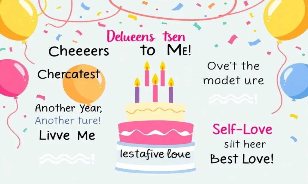 Best Short Birthday Captions to Celebrate Yourself