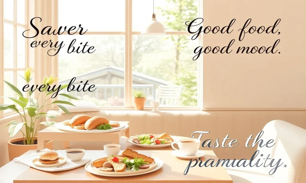 Foodie Captions for Peaceful Cafe Experiences