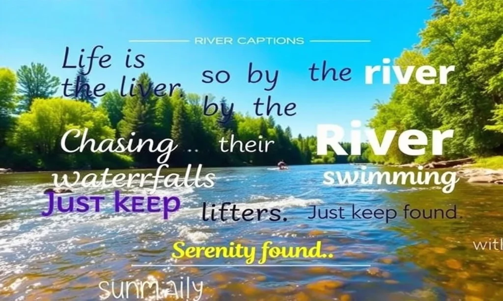 Instagram Captions for River Selfies