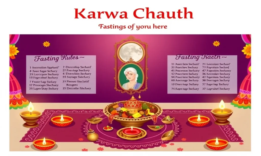 Karwa Chauth Fasting Rules and Rituals
