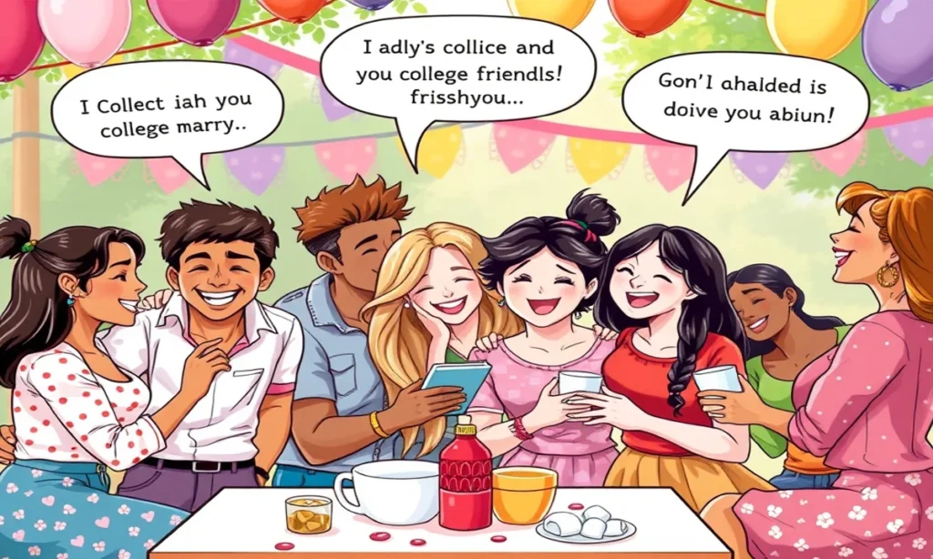 Reunion Captions for College and Childhood Friends