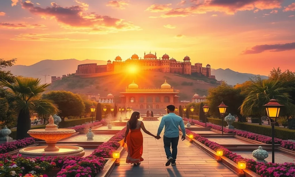 Romantic Jaipur Captions for Couples