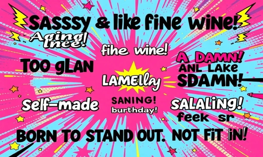 Sassy and Savage Birthday Captions for Yourself