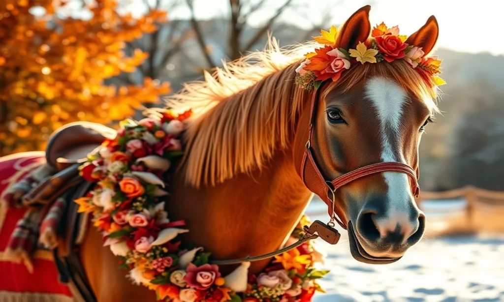 Seasonal and Event-Based Horse Captions