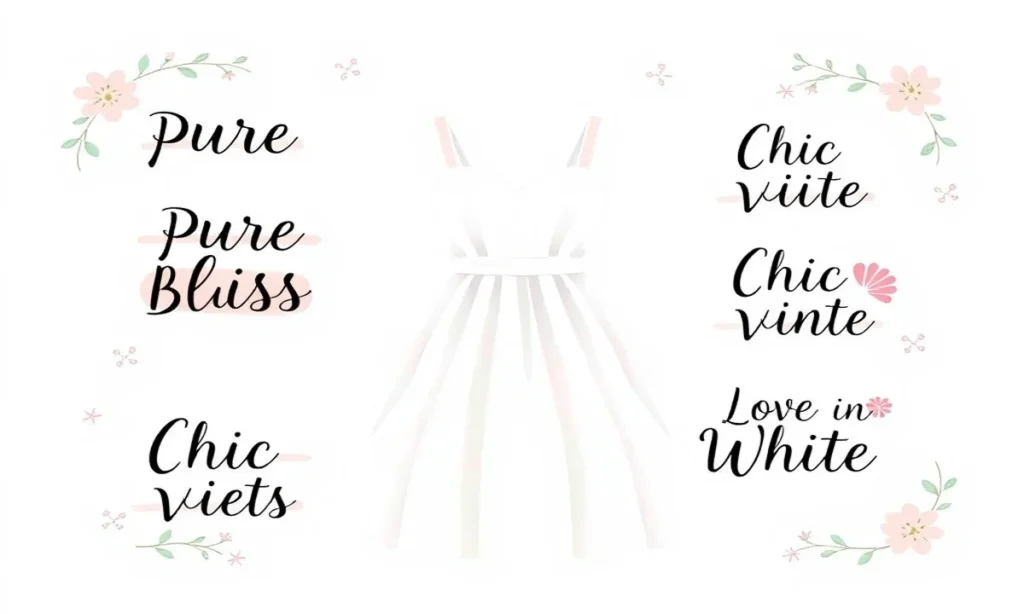 Short and Sweet Instagram Captions for White Dress