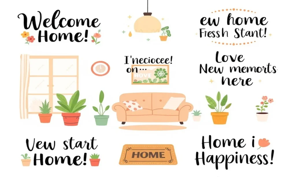 Short and Sweet Instagram Captions for a New Home