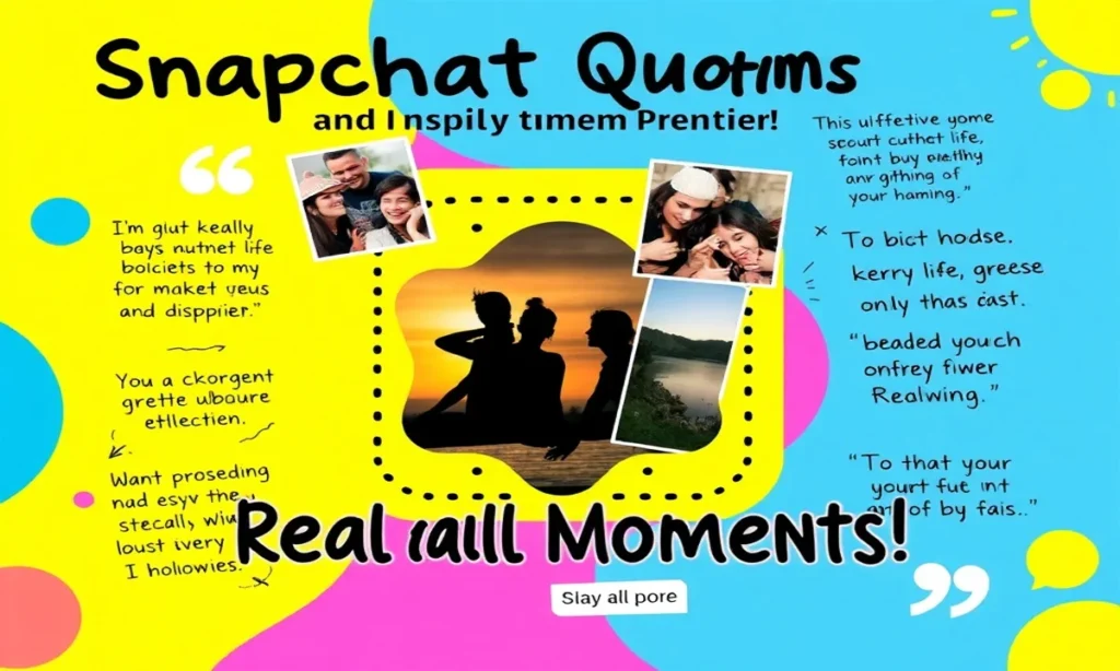 Snapchat Quotes About Life and Real Talk Moments